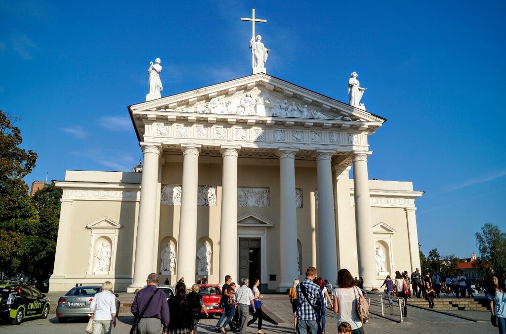 Catholic church The Cathedral Basilica of St. Stanislaus and St. Ladislaus of Vilnius, Vilnius, photo