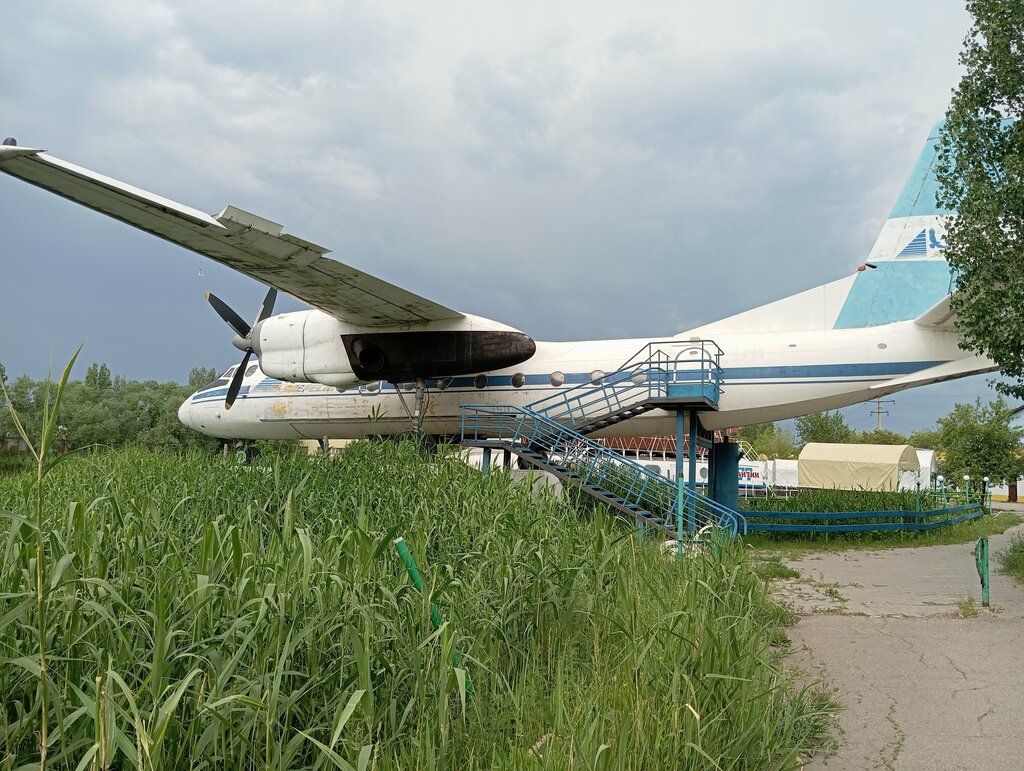 Monument to technology Airplane AN-24, Astana, photo