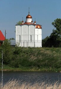 Церковь Георгия Победоносца (Красноармейская ул., 5, село Кирза), православный храм в Новосибирской области