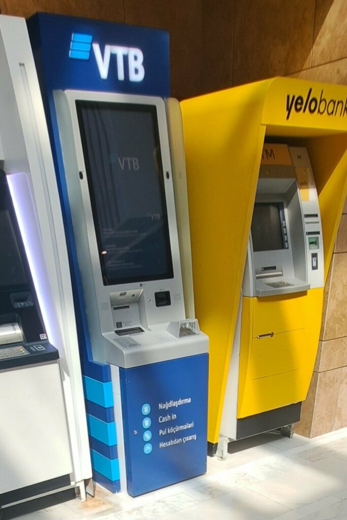 Bankomat Vtb, ATM, Bakı, foto