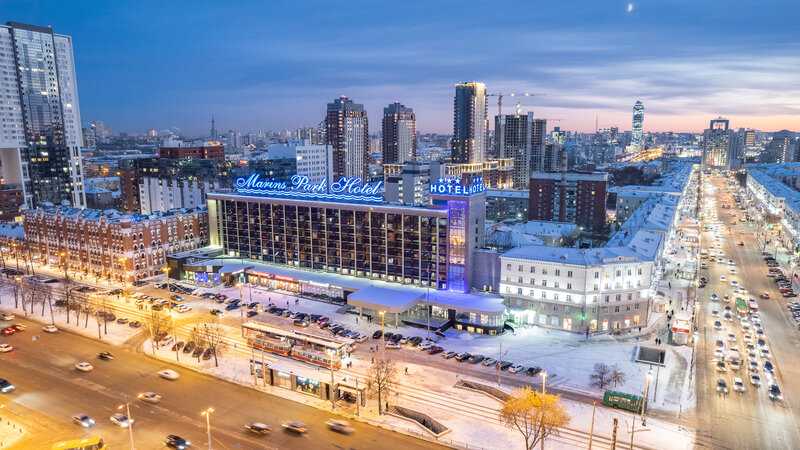 Гостиница Marins Park Hotel Екатеринбург
