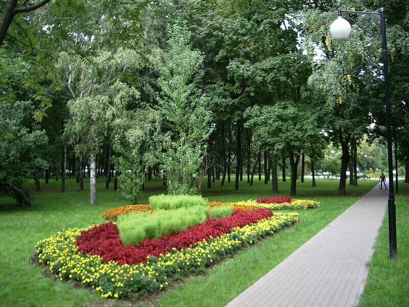 Kültür ve eğlence parkları Chapayevsky Park, Moskova, foto