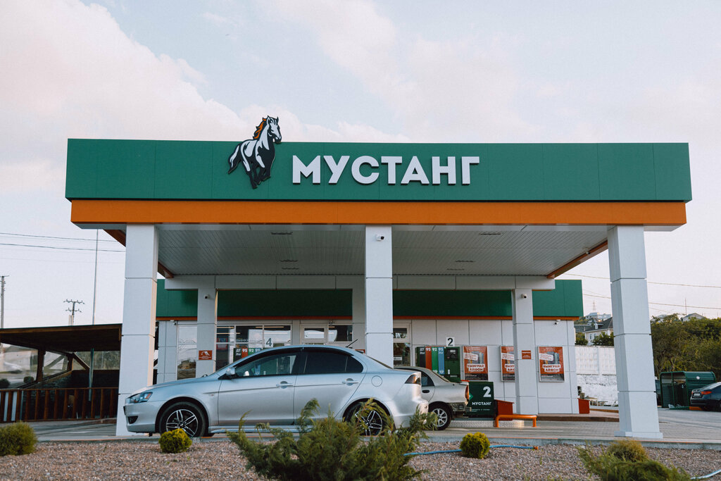 Gas station Mustang, Republic of Crimea, photo