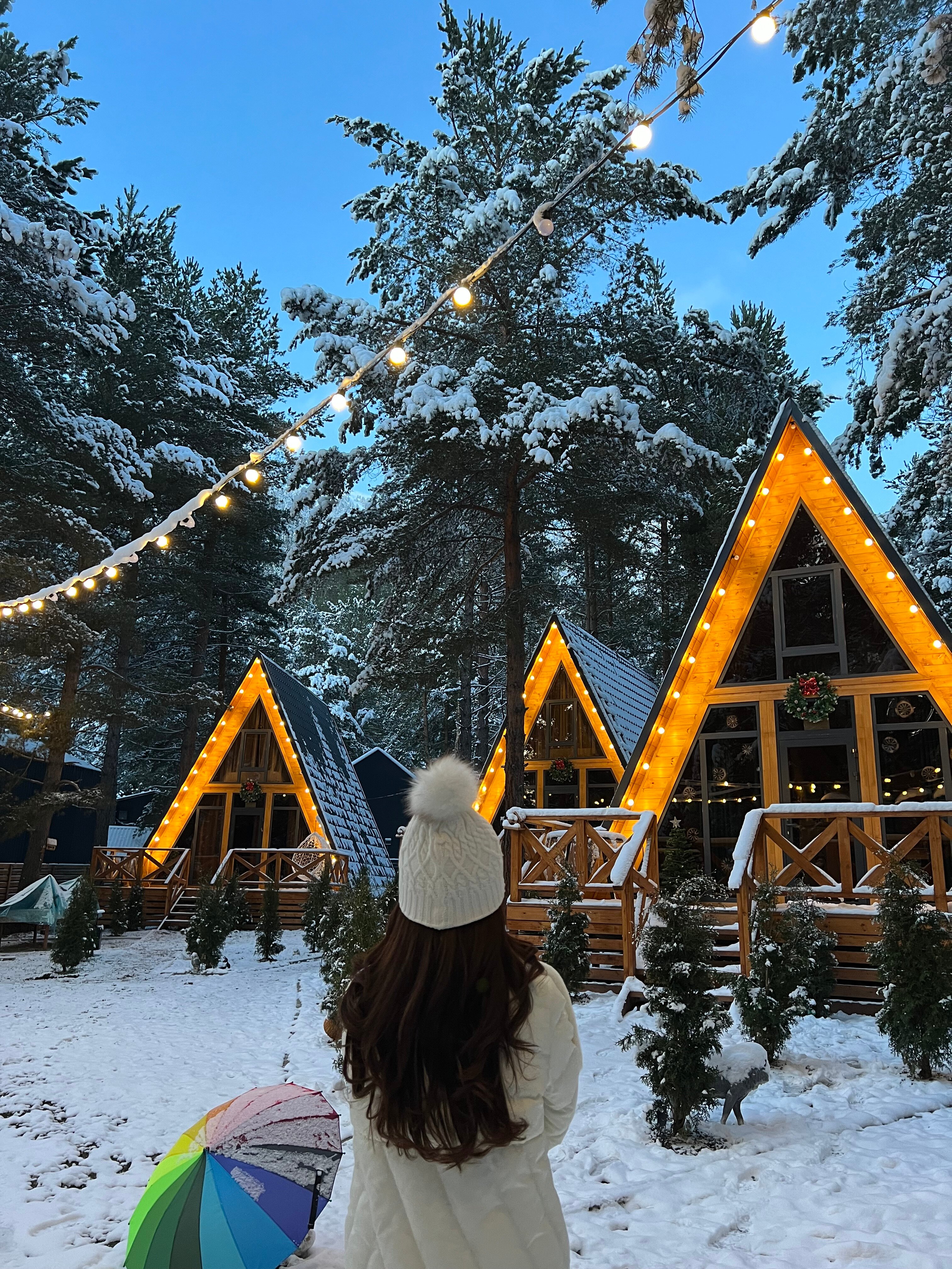 Фото Терраса Домики в Архызе