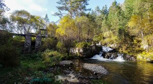 Развалины плотины Уйской ОС (Republic of Khakassia, mezhselennyye territorii Beyskogo munitsipalnogo rayona), landmark, attraction
