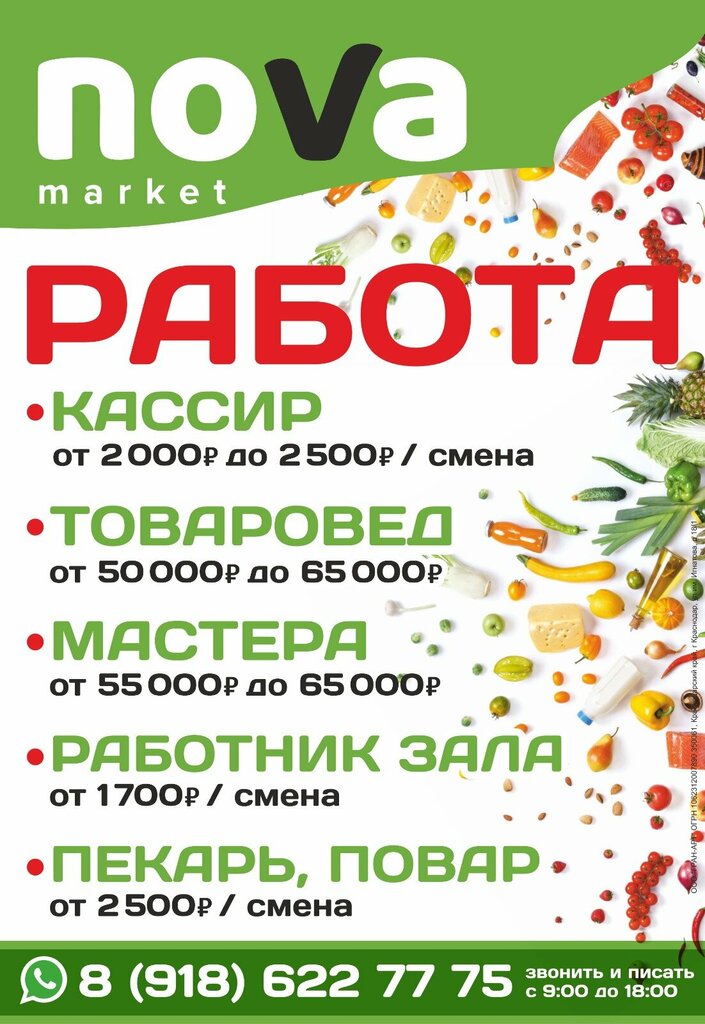 Магазин продуктов Нова Маркет, Краснодар, фото