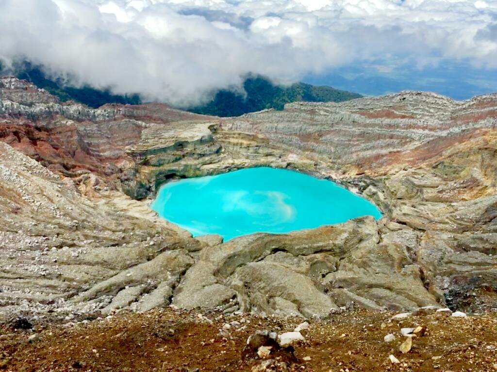 Volcano Dempo Mountain, South Sumatra, photo