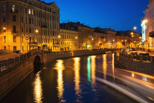 Достопримечательность Набережная реки Мойки, Санкт‑Петербург, фото