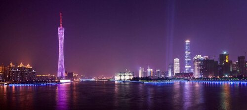 Внешний вид отеля Hilton Guangzhou Tianhe в Гуанчжоу, фото 2