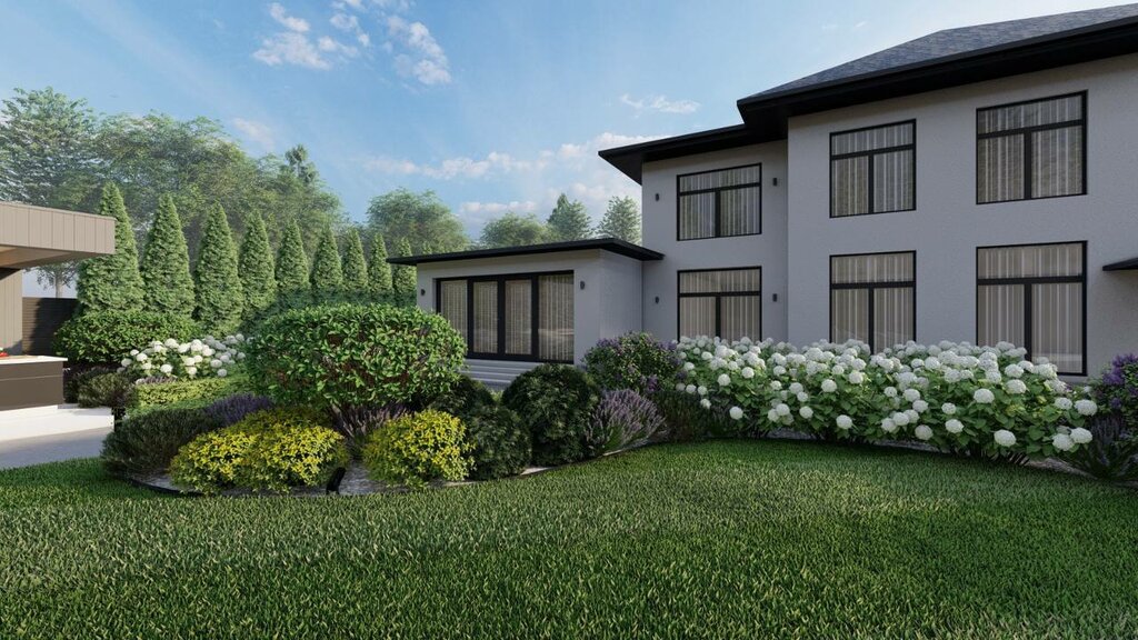 Landscape design Rea Garden, Moscow, photo
