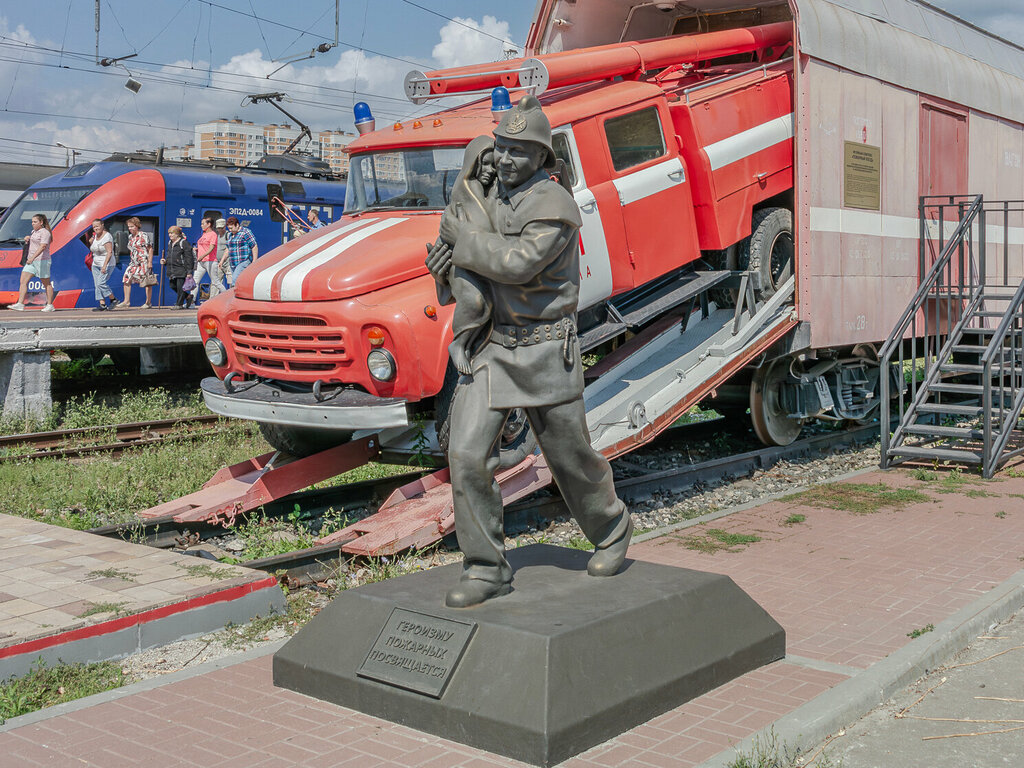 Памятник, мемориал Героям-огнеборцам, Тула, фото