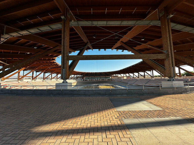 Bike track, velodrome Yerevan cycle track, Yerevan, photo