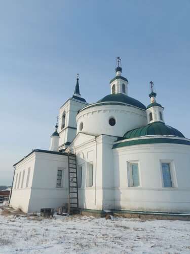 Православный храм Церковь Троицы Живоначальной в Частоостровском, Красноярский край, фото