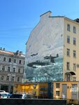 Мурал Небеса (Bolshaya Zelenina Street, 16) ، معلم جذب سياحي