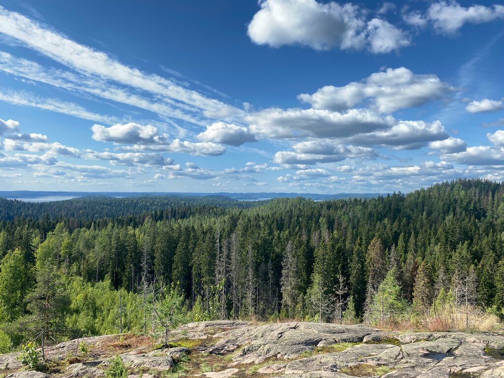 Горная вершина Хийденвуори, Республика Карелия, фото