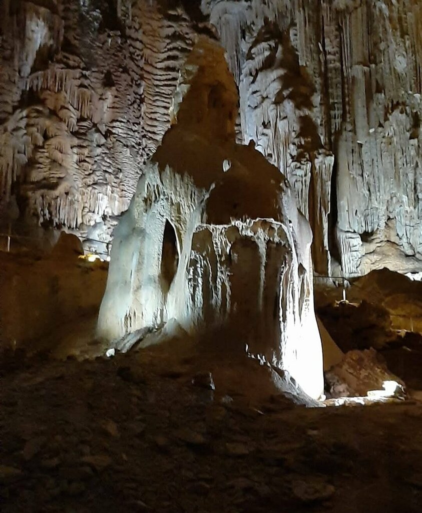 Landmark, attraction Emine-Bair-Khosar Cave, Republic of Crimea, photo