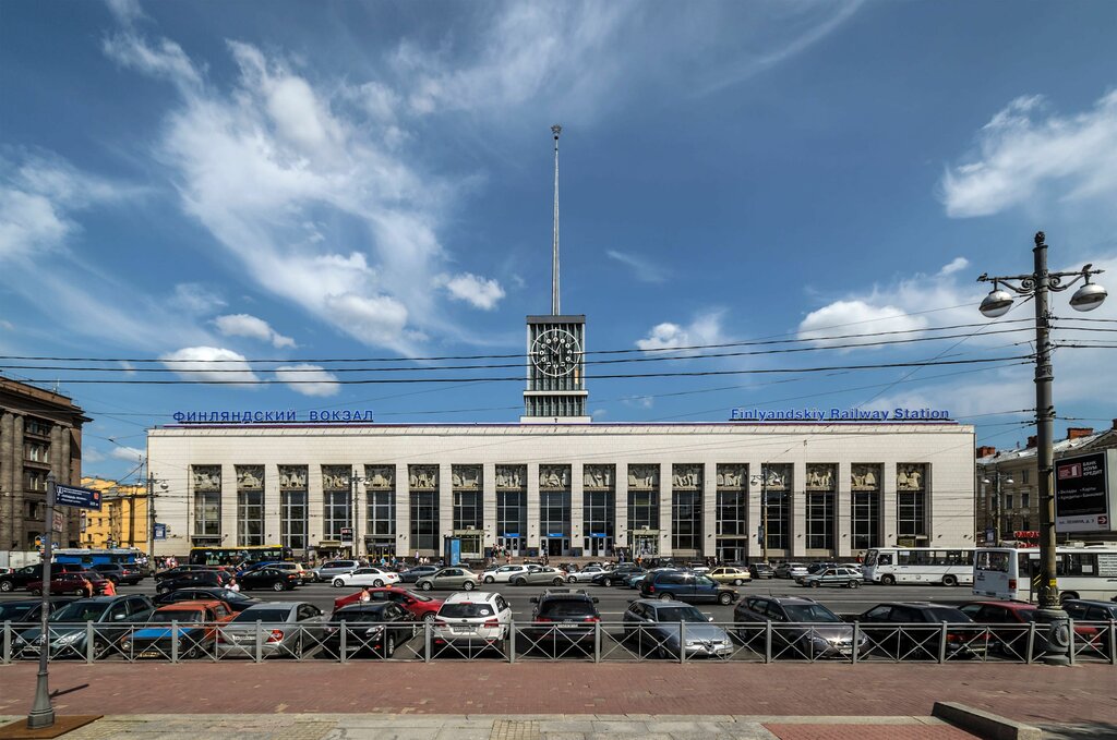 Railway station Finland Rail Terminal, Saint Petersburg, photo