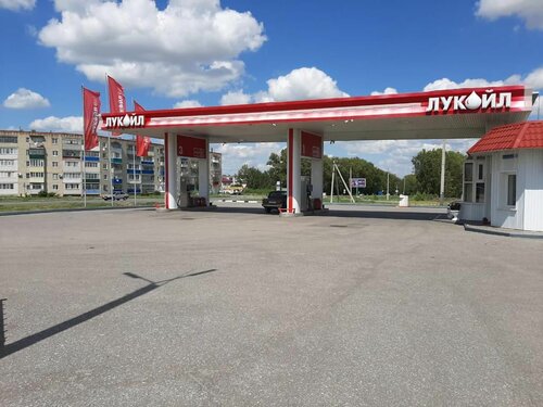 Gas station Lukoil, Insar, photo