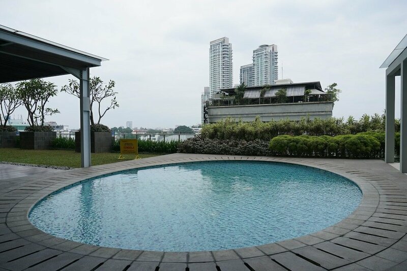 Гостиница Cozy Pool View Kemang Village Residence Apartment with Direct Access to Mall