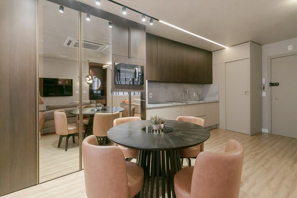 Фото Loft alto padrão com varanda