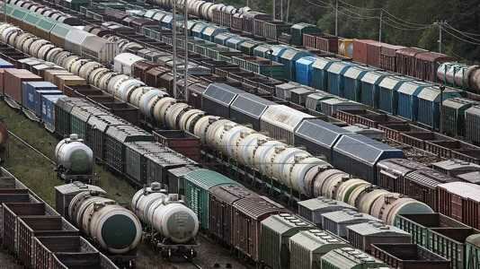 Rail freight transport Transportnoye predpriyatiye Neftekhimtrans, Moscow, photo