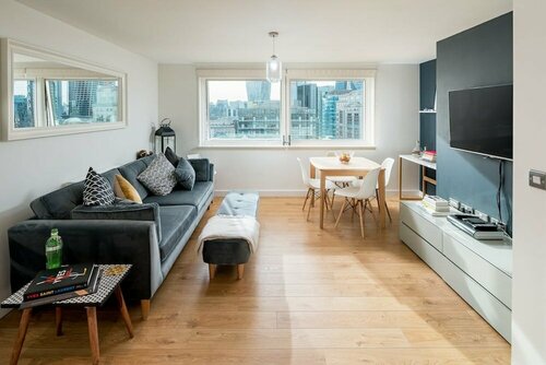 Апартаменты Chic 1 Bedroom Apartment With View of Shard в Лондоне