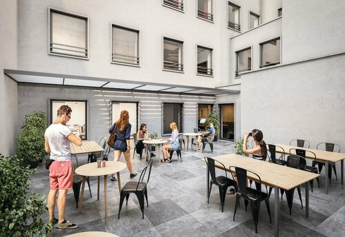 Гостиница Auberge Jeunesse Charleroi Youth Hostel в Шарлеруа