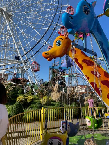 Amusement ride Ferris wheel, Grodno, photo