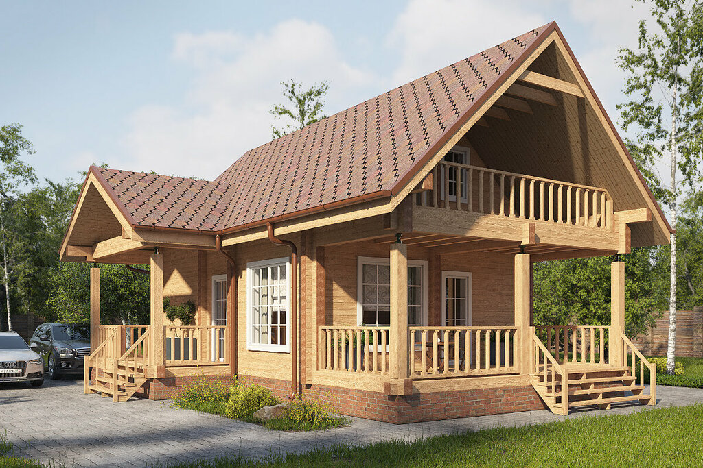 Construction of country houses and cottages EcoHouse, Krasnodar, photo