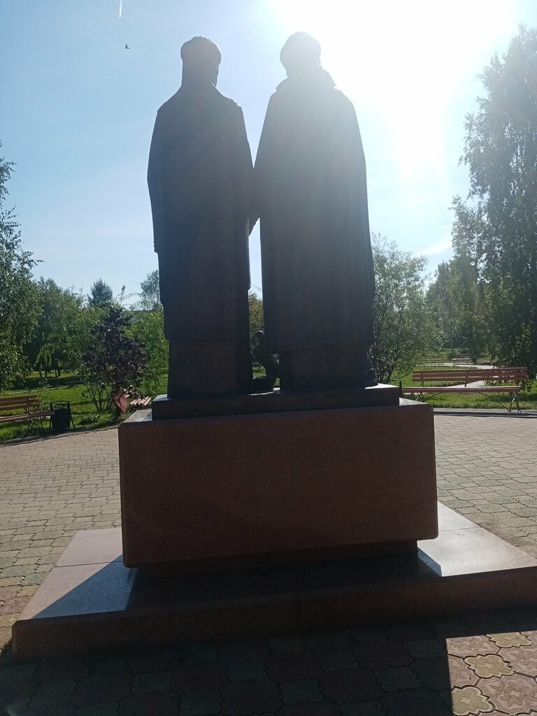 Monument, memorial Пётр и Феврония Муромские, Abakan, photo