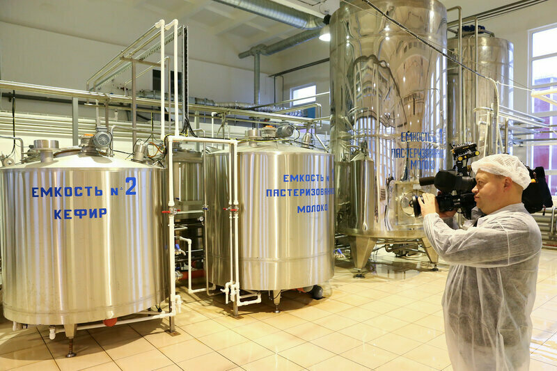 Панорама: Козельский молочный завод, экскурсии, ул. Чкалова, 106, Козельск - Янд