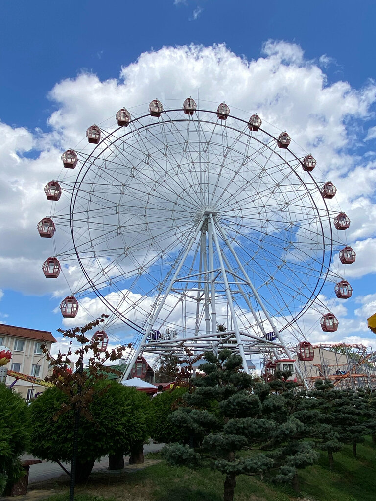 Amusement ride Ferris wheel, Grodno, photo