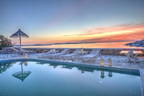 Внешний вид отеля Amazon Mykonos Resort & SPA в Орносе, фото 5