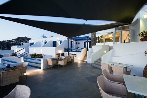 Внешний вид отеля Spanelis Hotel в Миконосе, фото 4