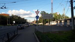Polosatiy los (Panfilovskiy Avenue, 10), outdoor advertising