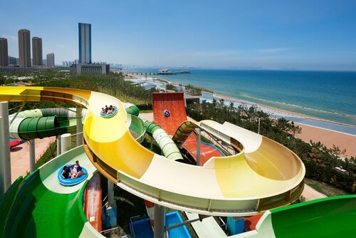 Внешний вид отеля Hilton Yantai Golden Coast в Яньтае, фото 5