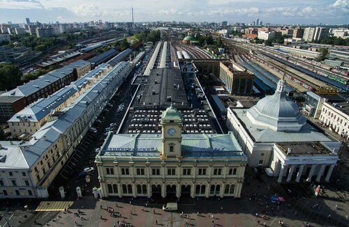 Железнодорожный вокзал Ленинградский вокзал, Москва, фото