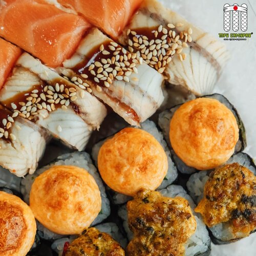 Sushi and rolls store Tri samuraya, Krasnoyarsk Krai, photo