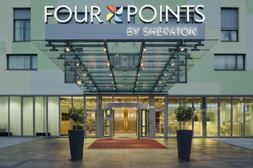 Внешний вид отеля Four Points by Sheraton Ljubljana Mons в Любляне, фото 1