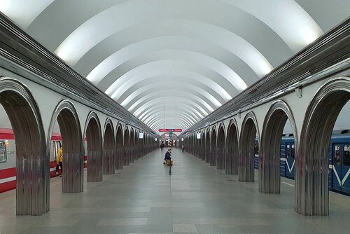 Metro Akademicheskaya (Saint Petersburg, Nauki Avenue, 19к1), metro station