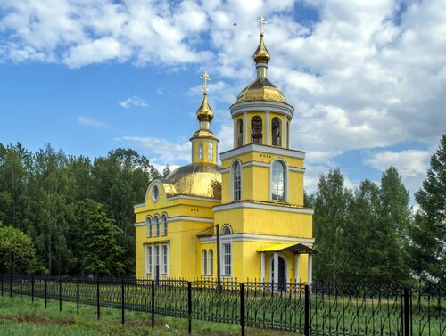 كنيسة أرثوذكسية Vozdvizheniya Chestnogo Kresta Gospodnya v Murygino Church ، مقاطعة كيروف، صورة