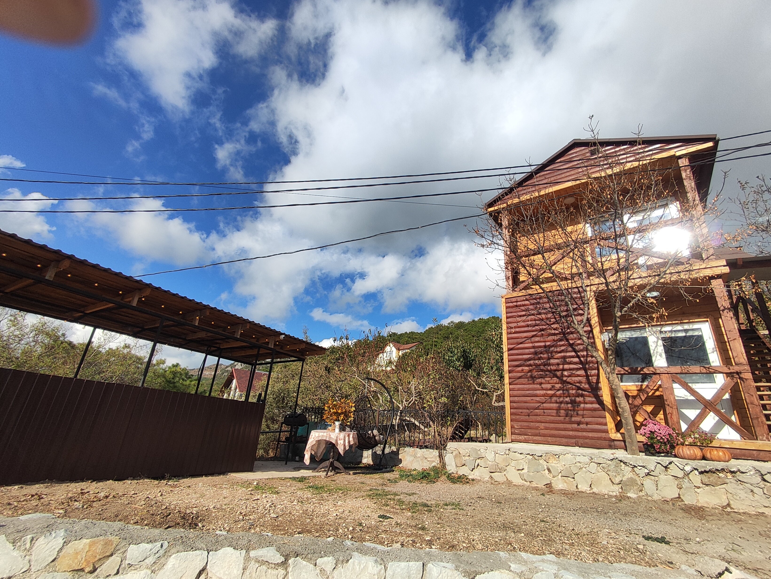 Фото Панорамный сруб