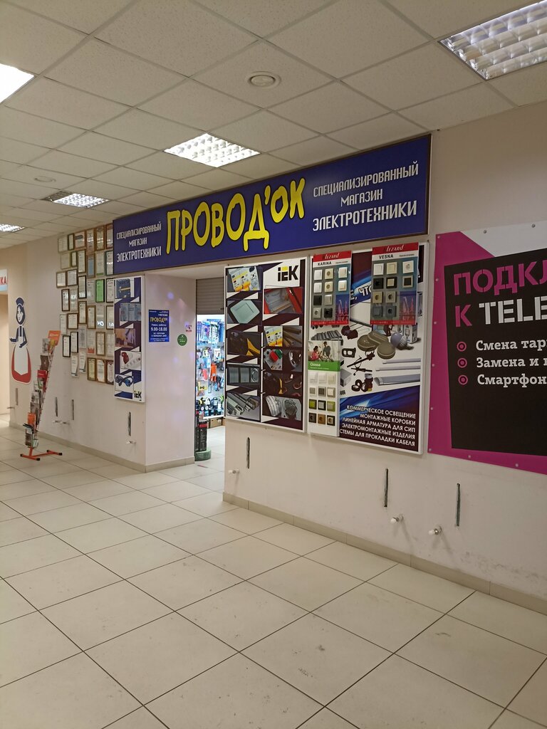 متجر بضائع إلكترونية Магазин электроматериалов Проводок-Грибановка ، مقاطعة فورونيج، صورة