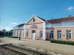 Ros Station (Grodzienskaja Region, Vawkavyski District, Urban Settlement of Ros) ، محطة سكة حديدية