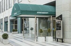 Гостиница Apartments in Sky Tower with Bathtub near the window