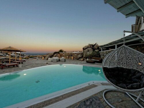 Гостиница Beautiful Large Luxury Villa, Private Pool, Stunning Views, Near Sea, Mykonos