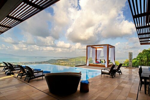 Гостиница 2 Bedroom Sea View Villa Blue SDV080H-By Samui Dream Villas в Самуи