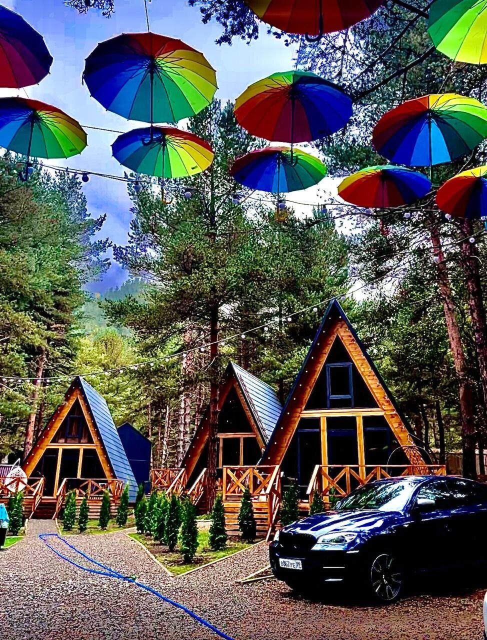 Фото Терраса Домики в Архызе