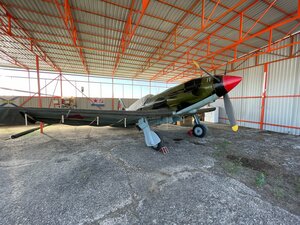 Самолёт МиГ-3 (Kaluga Region, Babyninskiy Municipal District, aerodrom Oreshkovo), monument to technology