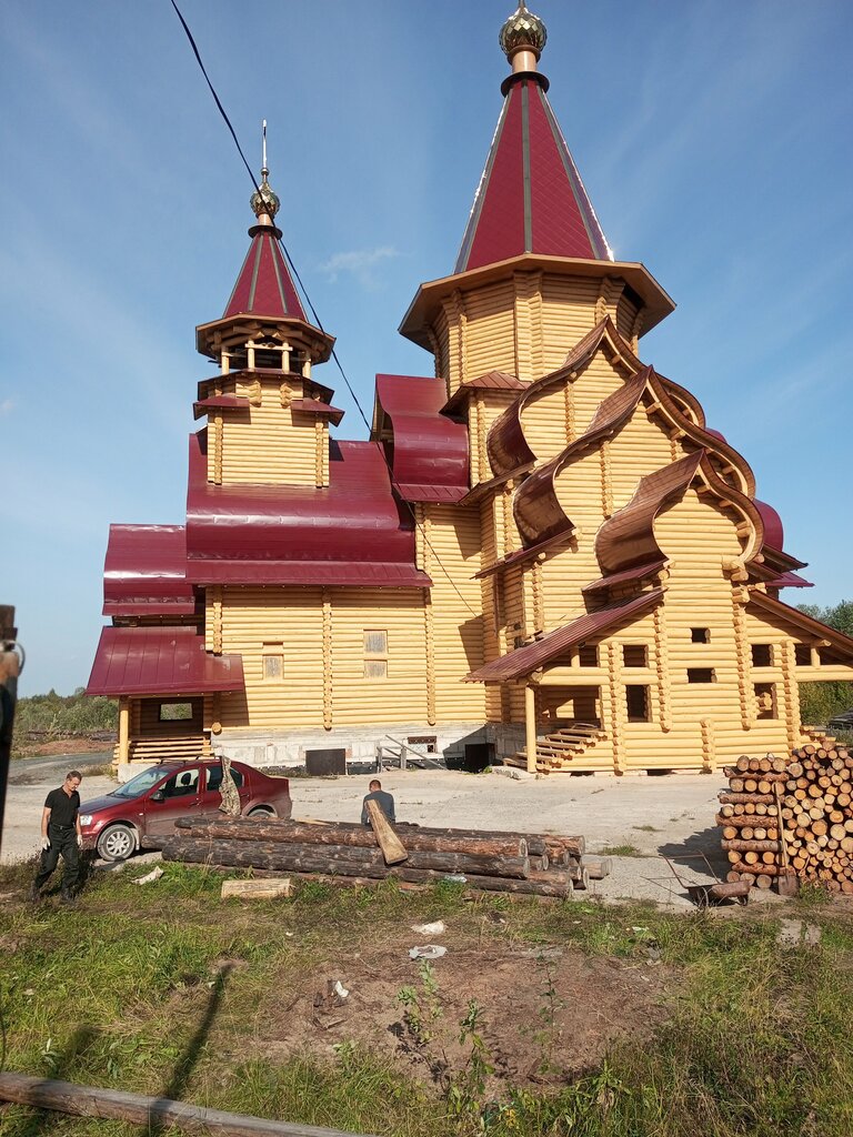 كنيسة أرثوذكسية Tserkov Vozdvizheniya Chestnogo Kresta Gospodnya V Savinskom ، مقاطعة أرخانغيلسك، صورة